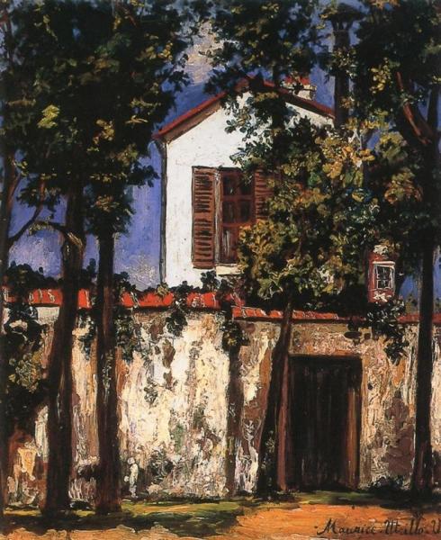 The Gardener's House At Pierrefitte (seine) by Maurice Utrillo