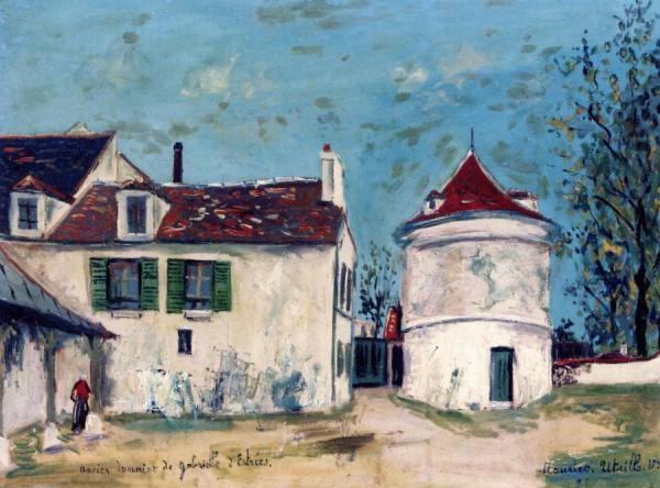 The House Of Gabrielle D'estrées by Maurice Utrillo