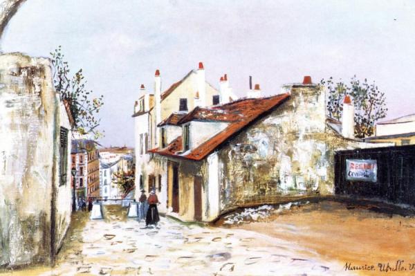 The House Of Mimi Pinson by Maurice Utrillo