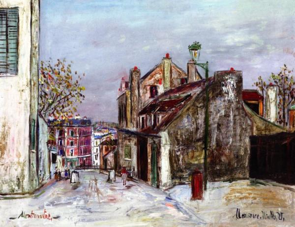 The House Of Mimi Pinson by Maurice Utrillo
