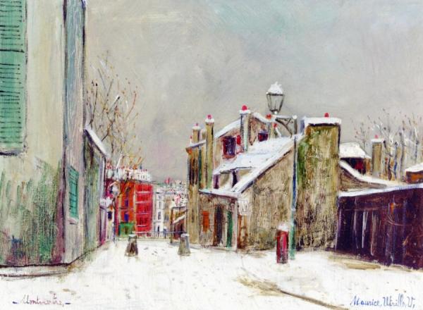 The House Of Mimi Pinson by Maurice Utrillo