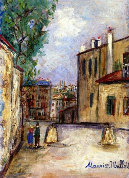 The House Of Mimi Pinson by Maurice Utrillo