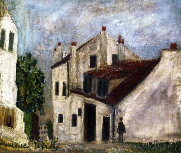 The House Of Mimi Pinson In Montmartre by Maurice Utrillo