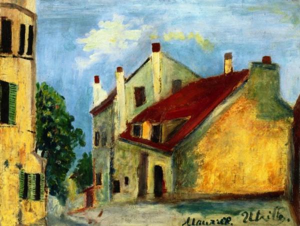 The House Of Mimi Pinson, Montmartre by Maurice Utrillo