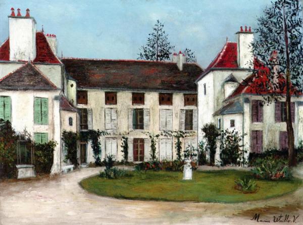 The House Of The Spanish Infante In Bourg-la-reine by Maurice Utrillo