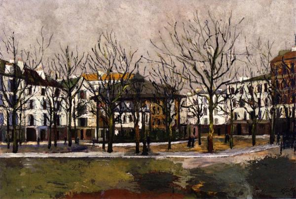 The Kiosque by Maurice Utrillo