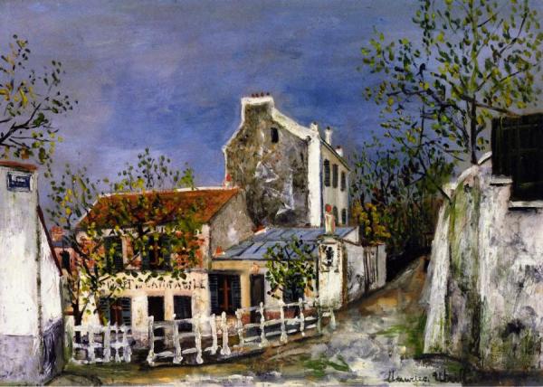 The Lapin Agile In Montmartre by Maurice Utrillo