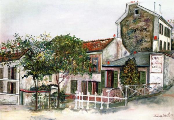 The Lapin Agile In Montmartre by Maurice Utrillo