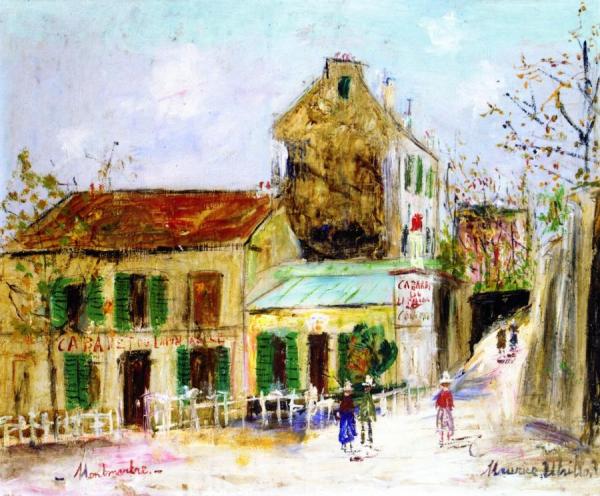 The Lapin Agile In Montmartre by Maurice Utrillo