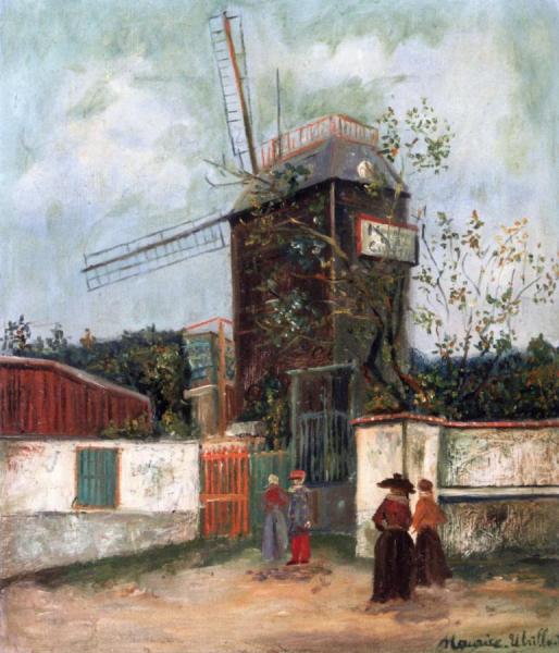 The Moulin De La Galette by Maurice Utrillo