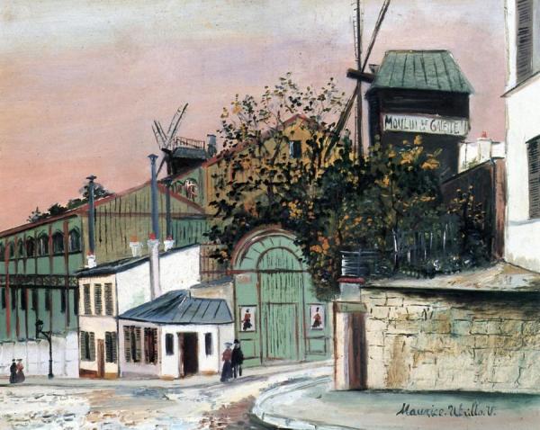 The Moulin De La Galette by Maurice Utrillo