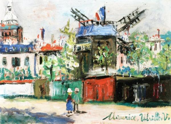 The Moulin De La Galette by Maurice Utrillo