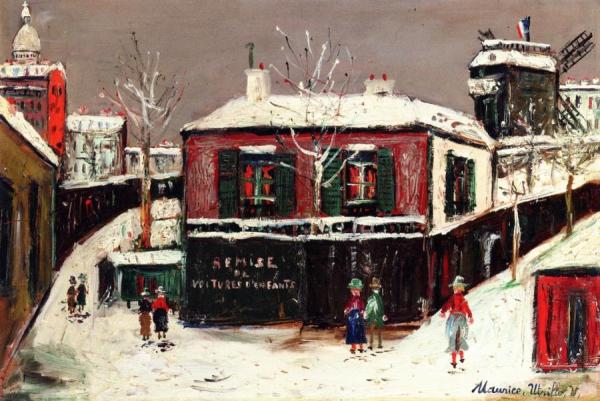 The Moulin De La Galette by Maurice Utrillo