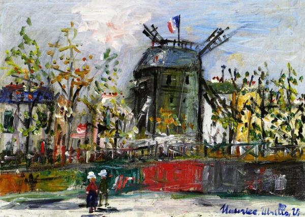 The Moulin De La Galette by Maurice Utrillo
