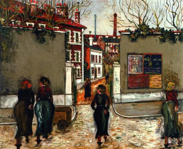 The Neighborhood Of Place D'italie by Maurice Utrillo