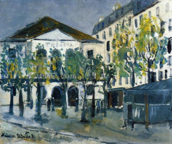 The Theatre De L'atelier by Maurice Utrillo
