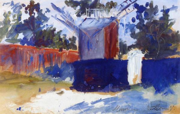 The Windmill by Maurice Utrillo Oil Painting Reproductions