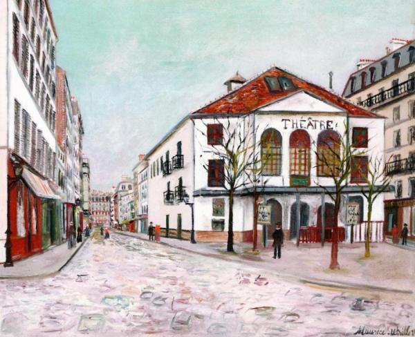 Théâtre De L'atelier by Maurice Utrillo