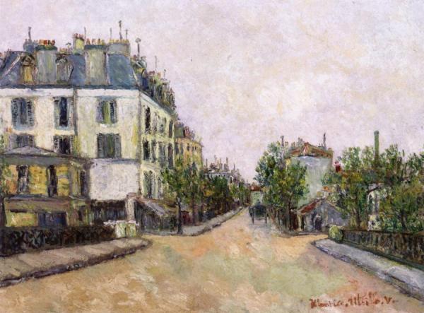 Three Streets In Montmagny (val-d'oise) by Maurice Utrillo