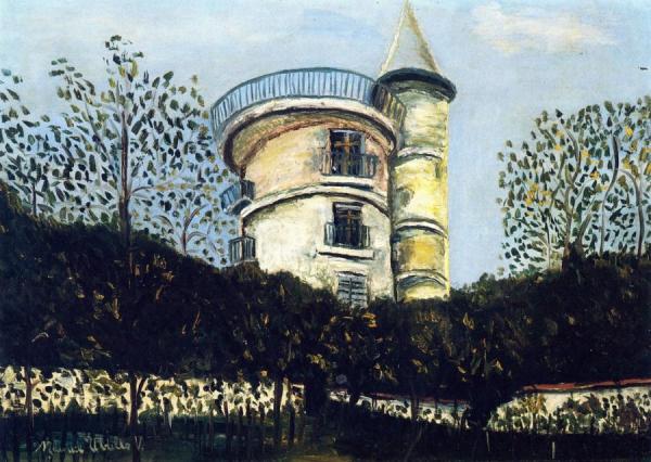 Tower And Turret by Maurice Utrillo