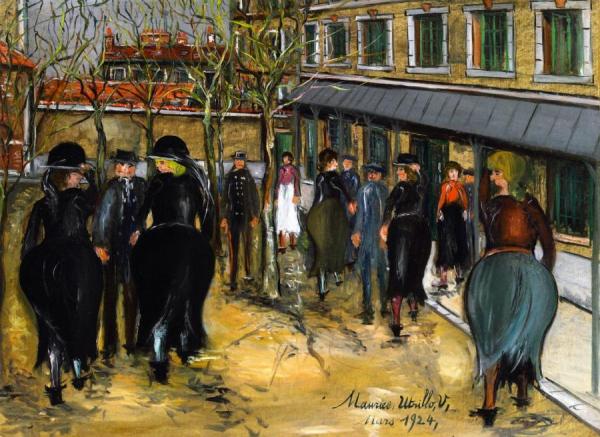 Une Maison De Santé à Ivry by Maurice Utrillo