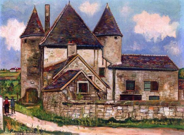 Varennes-sous-dan (laône-et-loire) by Maurice Utrillo