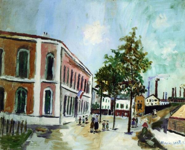 View Of Argenteuil by Maurice Utrillo