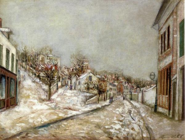 View Of Pontoise by Maurice Utrillo