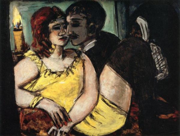 Amorous Couple by Max Beckmann