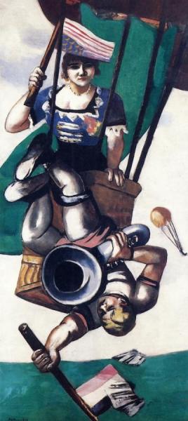 Arial Acrobats by Max Beckmann