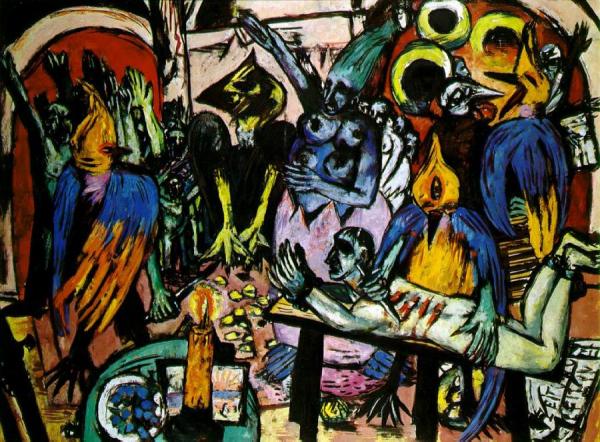 Bird's Hell by Max Beckmann