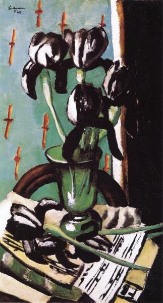 Black Iris by Max Beckmann