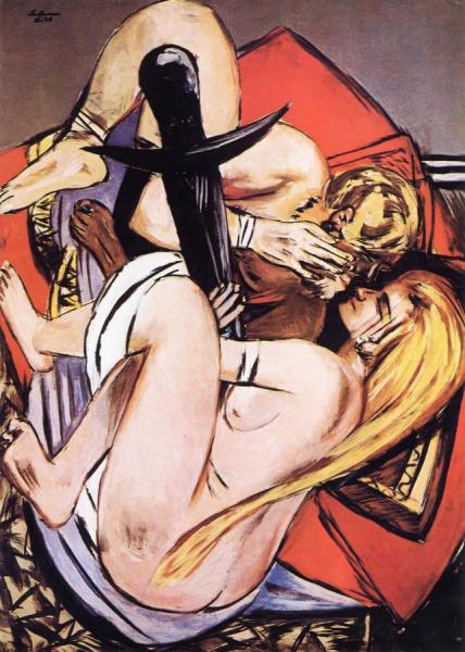 Brother And Sister by Max Beckmann