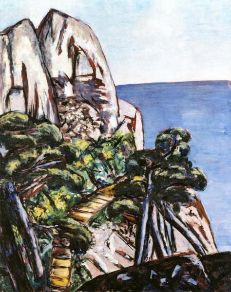 Cap Martin by Max Beckmann Oil Painting Reproductions