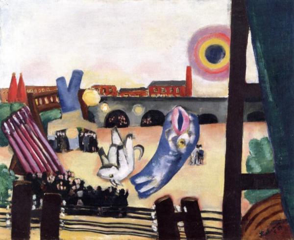 Chinese Fireworks, Small Dream by Max Beckmann
