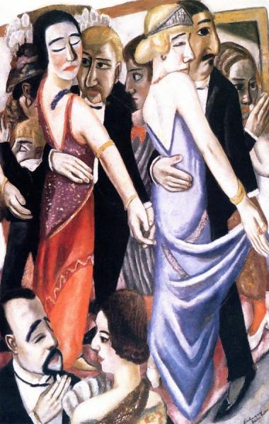 Dance In Baden-baden by Max Beckmann
