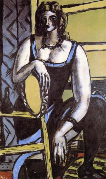 Dancer With Tambourine by Max Beckmann Oil Painting Reproductions