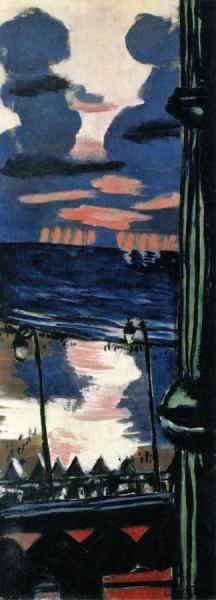 Evening On The Terrace by Max Beckmann Oil Painting Reproductions