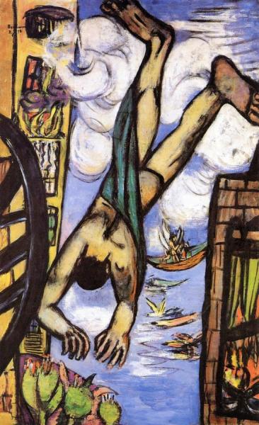 Falling Man by Max Beckmann