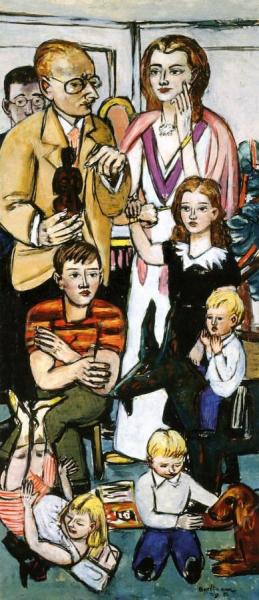Family Portrait Henry R. Hope by Max Beckmann