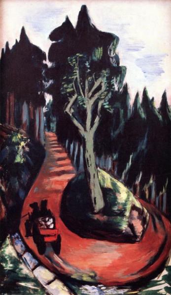 Forest Path In The Black Forest by Max Beckmann