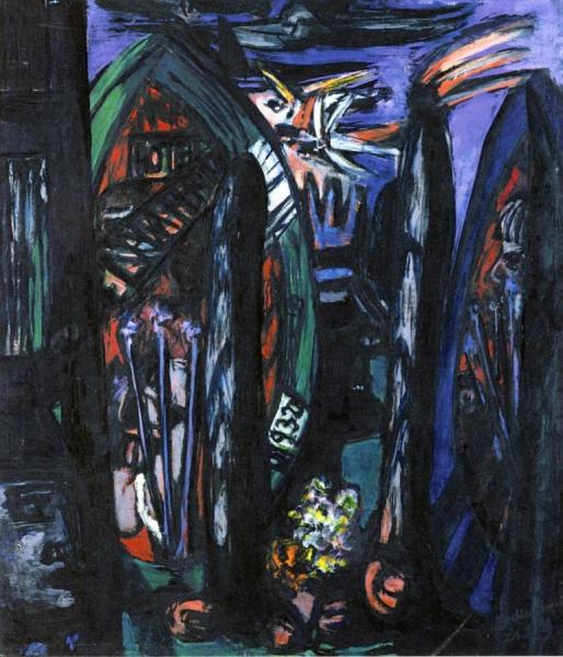 Hotel De L'ambre by Max Beckmann Oil Painting Reproductions
