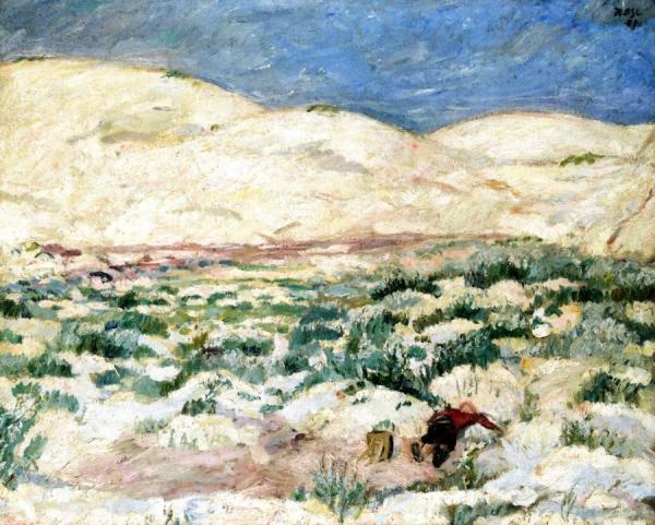 In The Moving Dunes by Max Beckmann