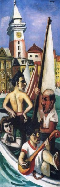 Italian Fantasy by Max Beckmann