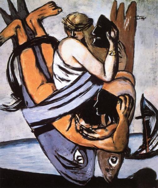 Journey O The Fish by Max Beckmann