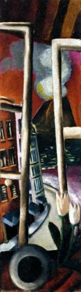 Landscape With Vesuvius by Max Beckmann Oil Painting Reproductions