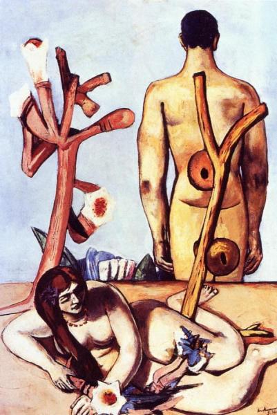 Man And Woman by Max Beckmann