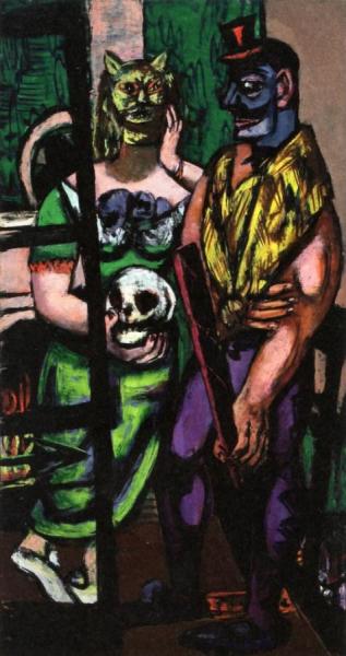 Masquerade by Max Beckmann