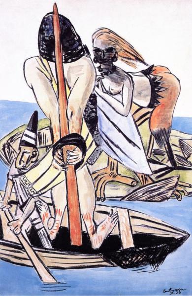 Odysseus And The Siren by Max Beckmann Oil Painting Reproductions