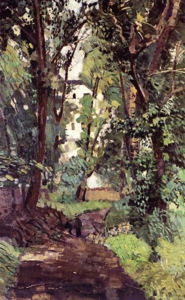 Old Botanical Garden by Max Beckmann Oil Painting Reproductions